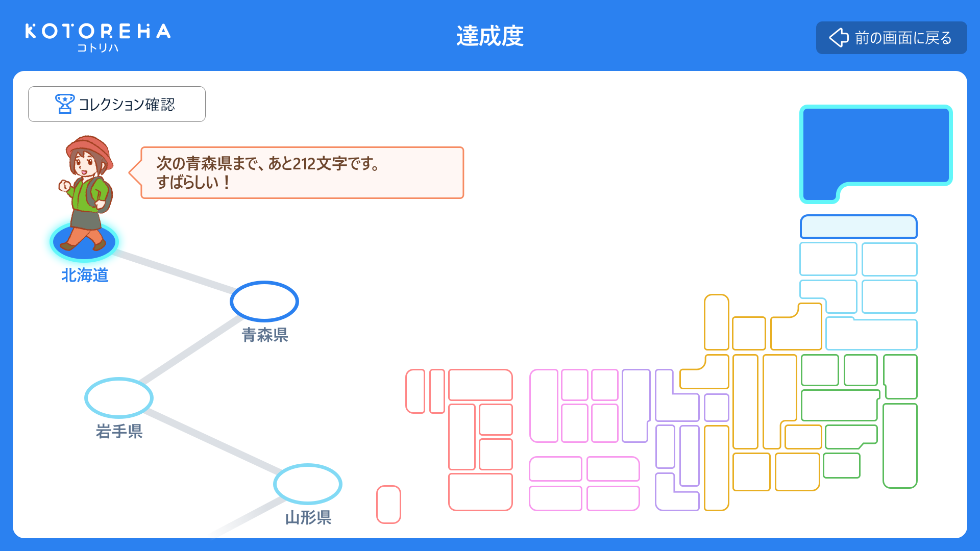 達成度ロードマップのイメージ